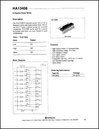 HA13408 datasheet: 7 V, 9-channel power driver HA13408