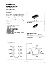 HA13421AMP datasheet: 7 V, dual bridge driver HA13421AMP