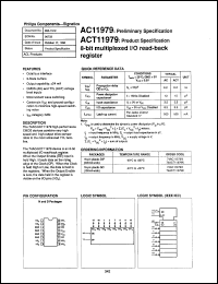 74ACT11979N datasheet: 5 V, 8-bit multiplexed I/O read-back register 74ACT11979N