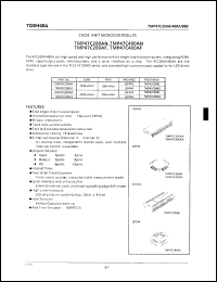 TMP47C400AN datasheet: ROM 4096 x 8-bit, RAM 256 x 4-bit, CMOS 4-bit microcontroller TMP47C400AN