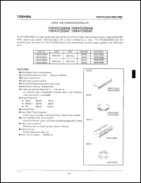 TMP47C400AF datasheet: ROM 4096 x 8-bit, RAM 256 x 4-bit, CMOS 4-bit microcontroller TMP47C400AF