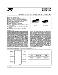 SG3525AN datasheet: REGULATING PULSE WIDTH MODULATORS SG3525AN