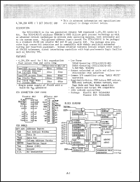TC514100J-10 datasheet: 100 ns, 1-bit generation dynamic RAM TC514100J-10
