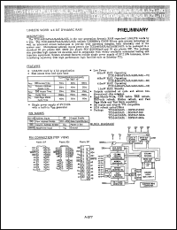 TC514400APL-70 datasheet: 70 ns, 4-bit generation dynamic RAM TC514400APL-70