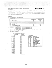 THM94000S-80 datasheet: 80 ns, 9-bit dynamic RAM module THM94000S-80