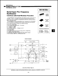 MC145158DW2 datasheet: Serial-input PLL frequency synthesizer. MC145158DW2