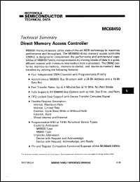 MC68450 datasheet: Direct memory access controller. MC68450