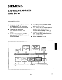 SAB-R2020A-16-N datasheet: Write buffer, 16.67 MHz. SAB-R2020A-16-N