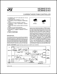 UC2842D datasheet: CURRENT MODE PWM CONTROLLER UC2842D