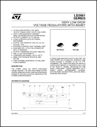 LD2981ABM48TR datasheet: VERY LOW DROP VOLTAGE REGULATORS WITH INHIBIT LD2981ABM48TR