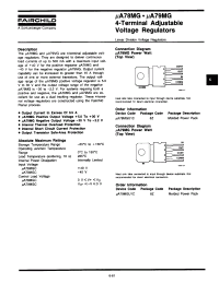 uA78MG datasheet: 4 Terminal Adjustable Voltage Regulator uA78MG