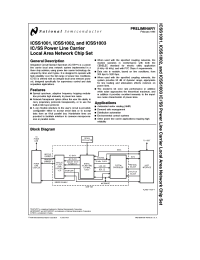 ICSS1001 datasheet: ICSS1001, ICSS1002, and ICSS1003 IC/SS Power Line Carrier Local Area Network Chip Set ICSS1001