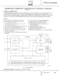SAA5243K
 datasheet: -0.3 to +7.5V enhanced computer controlled teletext circuits (ECCT) SAA5243K
