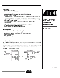 ATmega169L-4AC
 datasheet: 8-bit AVR Microcontroller with 16K Bytes In-System Programmable Flash ATmega169L-4AC

