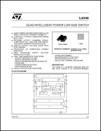 L9346 datasheet: QUAD INTELLIGENT POWER LOW SIDE SWITCH L9346