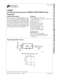LM2853MH-2.5
 datasheet: LM2853 - 3A 550 kHz Synchronous SIMPLE SWITCHER Buck Regulator LM2853MH-2.5
