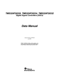 TMS320F28335 datasheet: Digital Signal Controller TMS320F28335