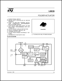 L9639 datasheet: FOLDER ACTUATOR L9639