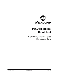 PIC24HJ256GP610 datasheet: High-Performance, 16-bit Microcontroller PIC24HJ256GP610
