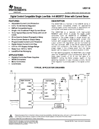 UCD7100PWPG4
 datasheet: Digital Control Compatible Single Low-Side +/- 4Amp MOSFET Driver with Current Sense UCD7100PWPG4
