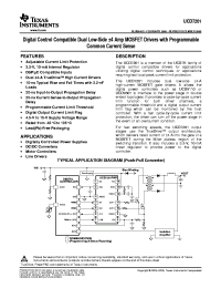 UCD7201PWP
 datasheet: Digital Control Compatible Dual Low Side +/- 4A MOSFET Driver with Single Common Current Sense UCD7201PWP
