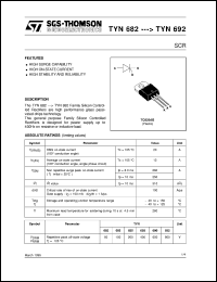 TYN682 datasheet: SCR TYN682