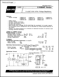 L78M08T datasheet: Voltage regulator with output voltage 8 V. L78M08T