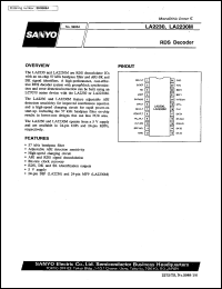 LA2230M datasheet: RDS decoder LA2230M