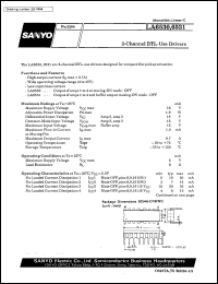 LA6530 datasheet: 2-channel BTL-use driver LA6530