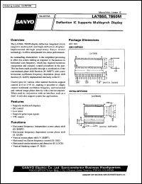 LA7860 datasheet: Deflection IC supports multisynch display LA7860