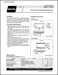 LB1871 datasheet: 3-phase brushless motor driver LB1871