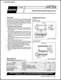 LB1871M datasheet: 3-phase brushless motor driver LB1871M