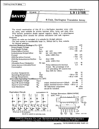 LB1273R datasheet: 6-unit, darlington transistor array LB1273R