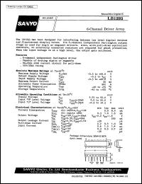 LB1293 datasheet: 6-channel driver array LB1293