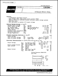 LB1294 datasheet: 6-channel driver array LB1294