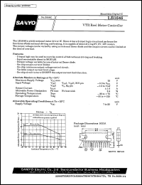 LB1646 datasheet: VTR reel motor controller LB1646