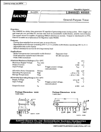 LB8555D datasheet: General-purpose timer LB8555D