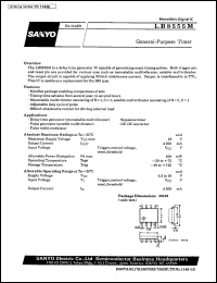 LB8555M datasheet: General-purpose timer LB8555M