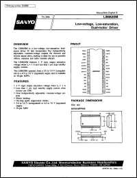 LB8620M datasheet: Low-voltage, low-saturation, dual-motor driver LB8620M