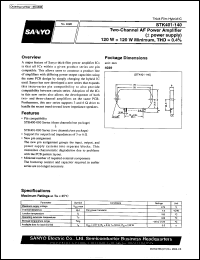 STK401-140 datasheet: 2-channel AF power amplifier STK401-140