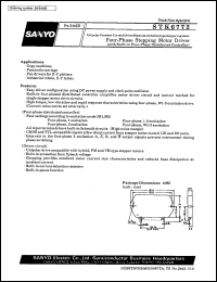 STK6772 datasheet: 4-phase stepping motor driver STK6772