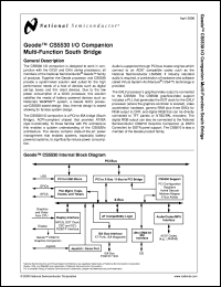 KAHLUA5530 datasheet: Geode I/O Companion Multi-Function South Bridge KAHLUA5530