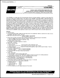 LC6538D datasheet: 4-bit single-chip microprocessor for large-scale control-oriented application LC6538D