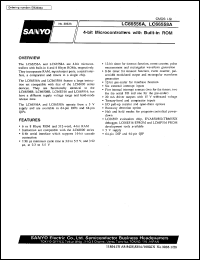 LC66558A datasheet: 4-bit microcontroller with built-in ROM LC66558A