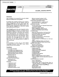 LC7040N datasheet: Id logiic interface with PLL LC7040N