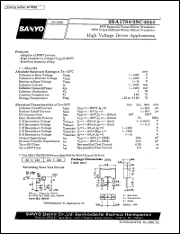 2SC4644 datasheet: NPN triple diffused planar silicon transistor 2SC4644