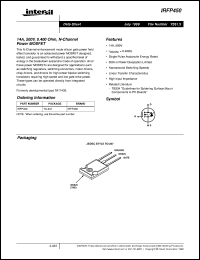 IRFP450 datasheet: 14A, 500V, 0.400 Ohm, N-Channel Power MOSFET IRFP450