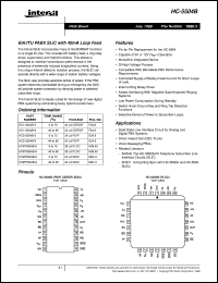 HC-5504B datasheet: EIA/ITU PABX SLIC with 40mA Loop Feed HC-5504B