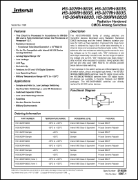 HS-306RH/883S datasheet: Radiation Hardened CMOS Analog Switches HS-306RH/883S