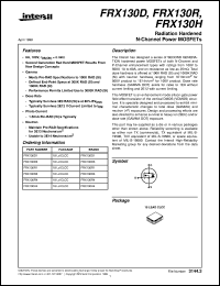 FRX130R datasheet: Radiation Hardened N-Channel Power MOSFETs FRX130R